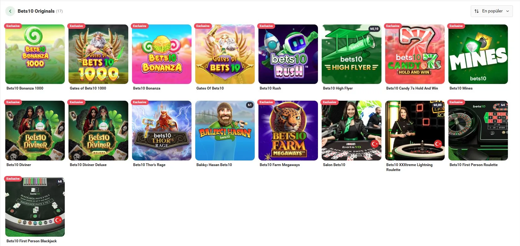 Bets10 Originals exclusive özel oyunlar Bets10 Bonanza Bets10 Rush Bets10 Mines slot