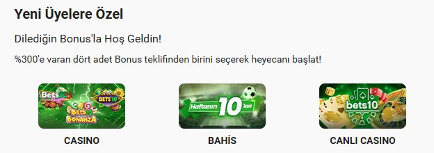 Bets10 yeni üyelere özel hoş geldin bonusu casino bahis canlı casino